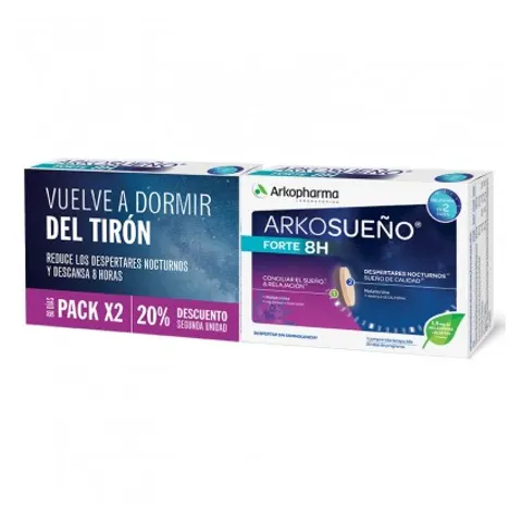 Arkopharma Arkosueño Forte 8H 2x30comp – imagen 2