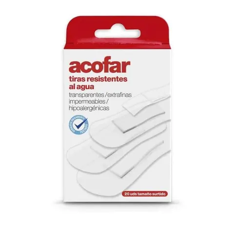 ACOFAR Tiras Plástico Transparente 20 uds – imagen 3