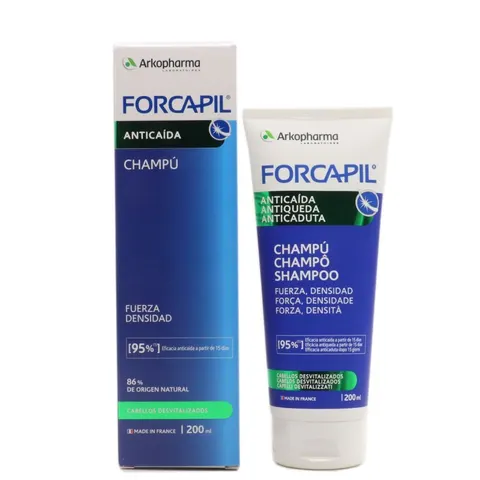Forcapil Anticaída Champú 200ml Arkopharma – imagen 3