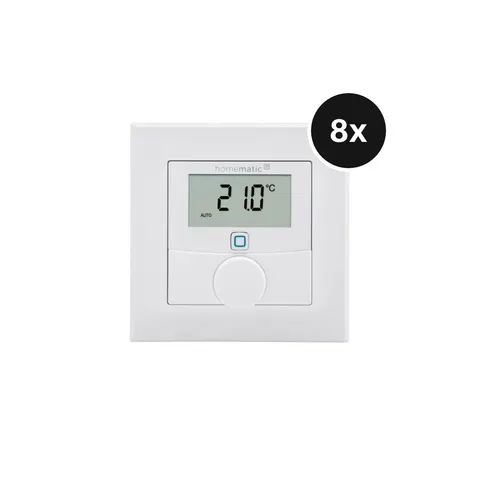 Homematic IP Wandthermostat mit Luftfeuchtigkeitssensor 6er-Set – Bild 3