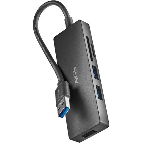 Hub USB "5 EN 1" (3× USB / TF / SD) – NGS – imagen 3