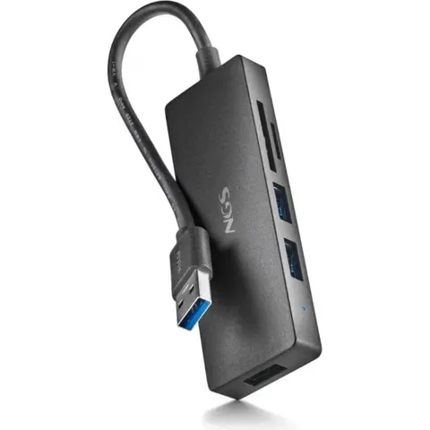 Hub USB "5 EN 1" (3× USB / TF / SD) – NGS – imagen 2