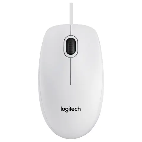 Logitech B100 mouse – Weiß – Bild 2