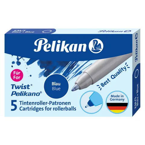 Pelikan Tintenrollerminen blau – Bild 2