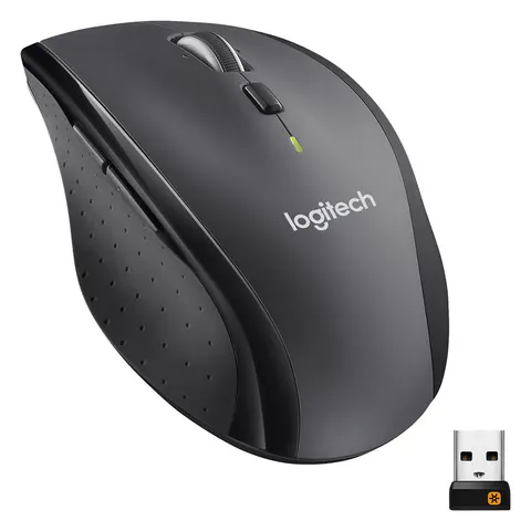 Logitech Marathon M705 mouse – Grau – Bild 3