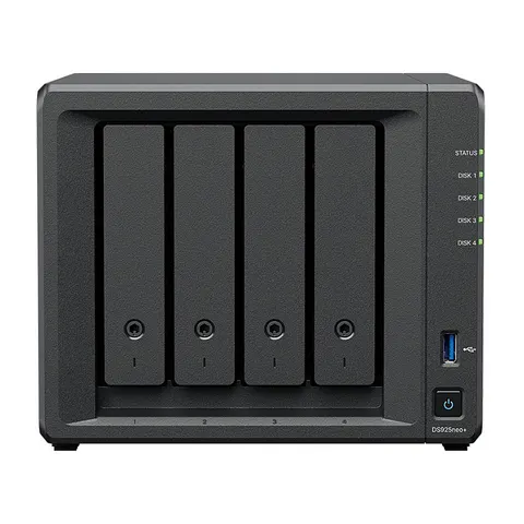 Synology 4-bay DS925neo+ – Schwarz – Bild 4
