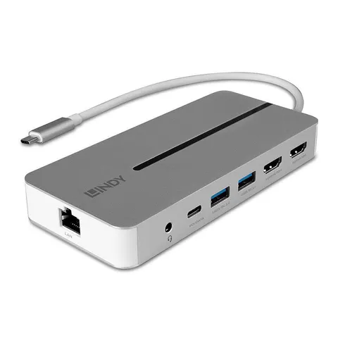 LINDY DST-Mx Duo, USB C Laptop/MacBook Mini Dockingstation – Bild 2