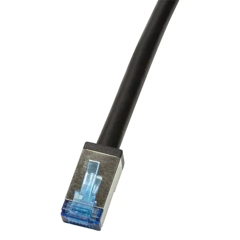 LOGILINK Patchkabel Outdoor CAT.6A S/FTP schwarz 3m – Bild 2
