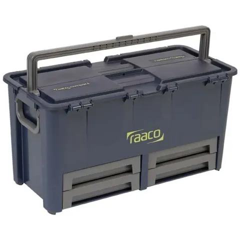 Raaco Werkzeugkoffer Compact 62 blau – Bild 2