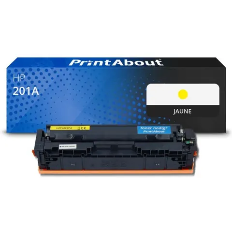 PrintAbout Toner compatible HP 201A (CF402A) - Jaune – image 2