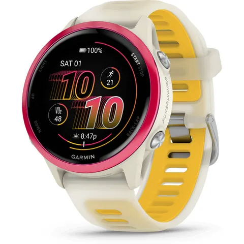 Garmin Forerunner 570 GPS-Multisport-Smartwatch Bone – Bild 2
