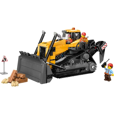 City: Bulldozer amarillo - LEGO – imagen 3