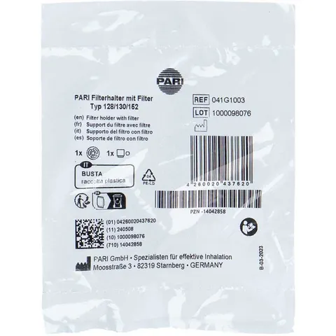 Pari Filterhalter mit Filter Typ 130/152/128 – Bild 3