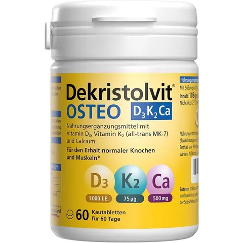Dekristolvit OSTEO D3K2Ca Kautabletten – Bild 2