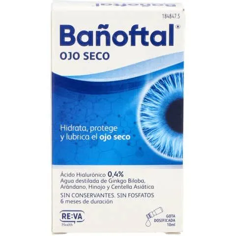 BAÑOFTAL Multidosis Ojo Seco 0,4% 10ml – imagen 2