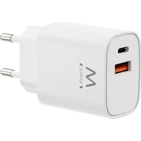 Ewent EW1326 - USB-C + USB-A - 30W - Blanco – imagen 2