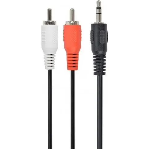 Cable Jack 3.5mm Macho - 2x RCA Macho (5 mts) - GEMBIRD – imagen 2