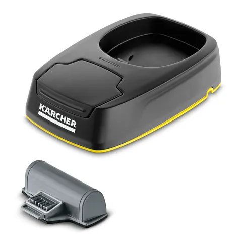 Karcher Genuine WV 5 Charging Station and Replaceable Battery – black – image 3