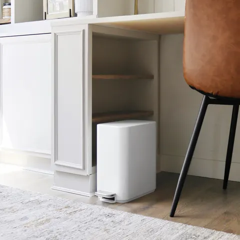 Simplehuman 5L Slim Pedal Bin White 5L – image 2