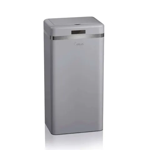 Swan 45L Retro Square Sensor Bin - Grey – image 2