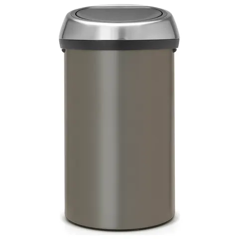 Brabantia 60 Litre Platinum Touch Top Bin - Grey – image 2