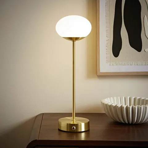 Emmy Rechargeable Table Lamp – Gold – image 2