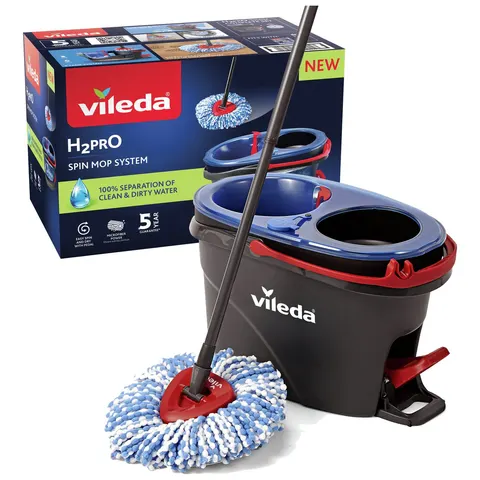 Vileda H2PrO Spin Mop and Bucket Set – image 2